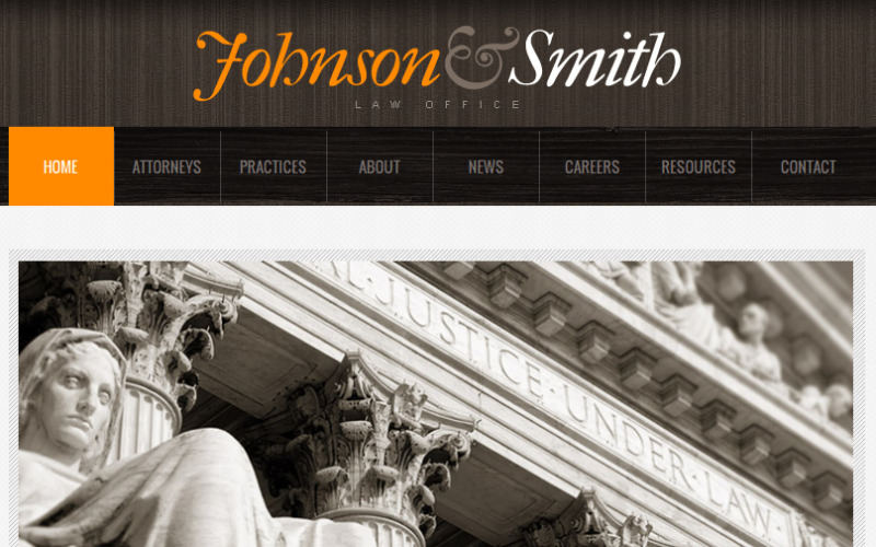 Lawyer Facebook HTML CMS Template