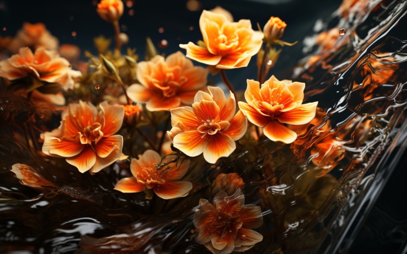Podwodna roślina z kryształowymi kwiatami Tapeta 62