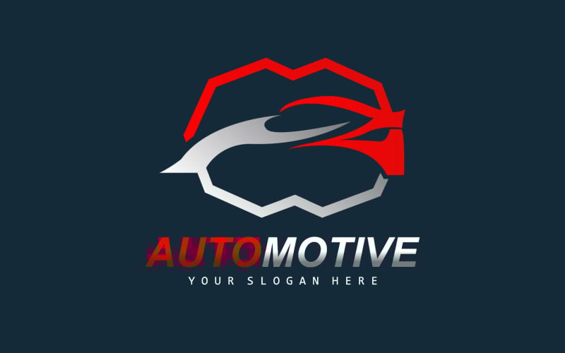 Auto-Logo, Kfz-Reparatur, Vektor-Design V2