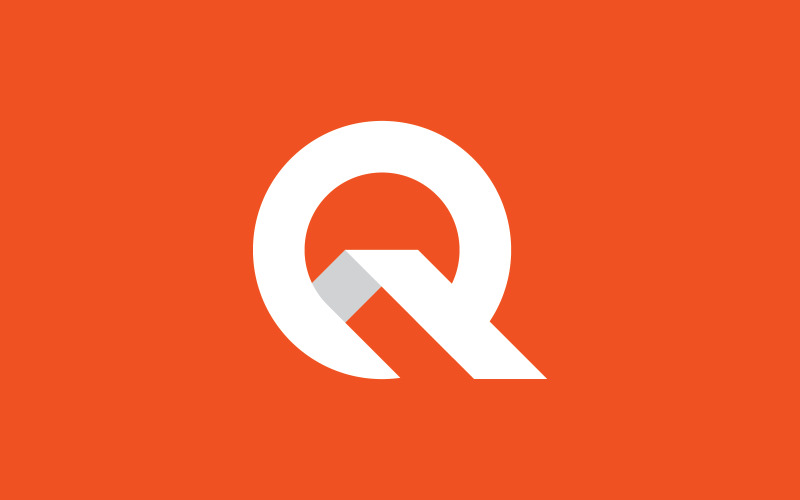 Дизайн векторного логотипа буквы Q V1