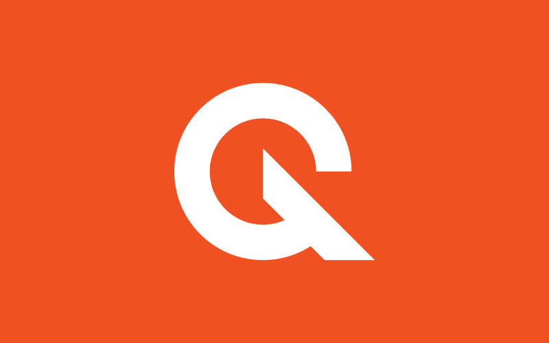 Дизайн векторного логотипа буквы Q V3
