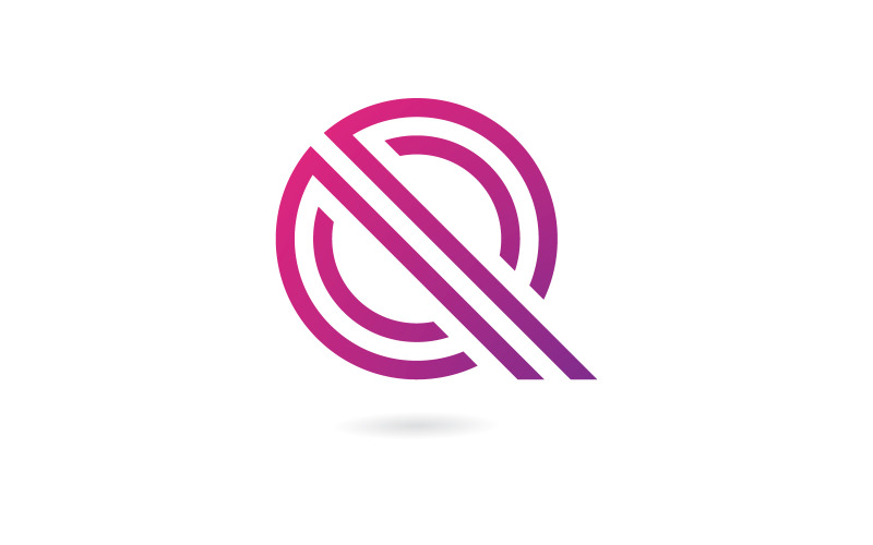 Lettre Q Modèle de logo vectoriel Illustration Design V5