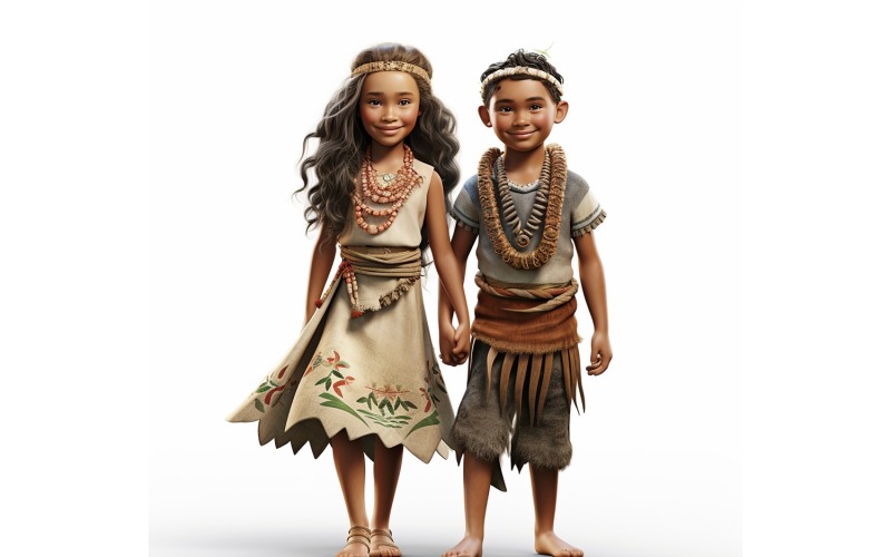 Fiú és lány páros világ Versenyek hagyományos kultúrruhában 18