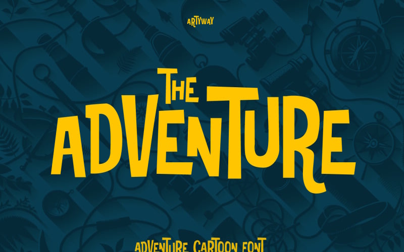 Adventure Cartoon – идеальный шрифт для веселого и игривого дизайна