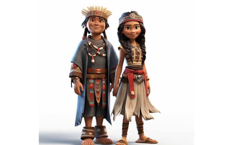 Světové závody páru chlapec a dívka v tradičním kulturním oblečení 193