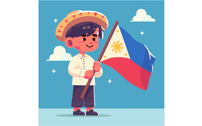 Filipin Bağımsızlık Günü İllüstrasyonu
