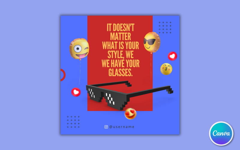Optometrist Social Media Template 06 - Fully Editable in Canva