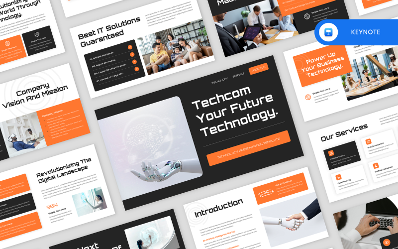 Techcom - IT & Technology Keynote Template