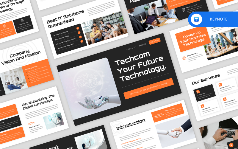 Techcom — Шаблон основного доклада об ИТ и технологиях