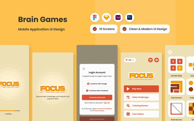 Focus - Brain Games mobilalkalmazás