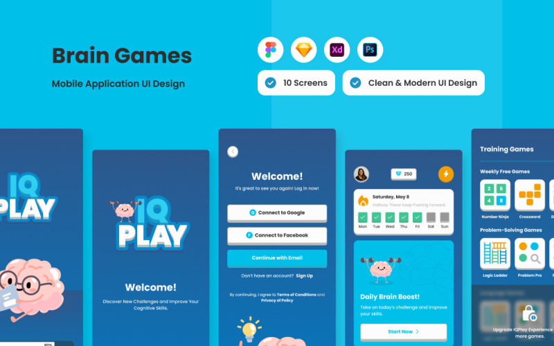 IQPlay - мобільний додаток Brain Games