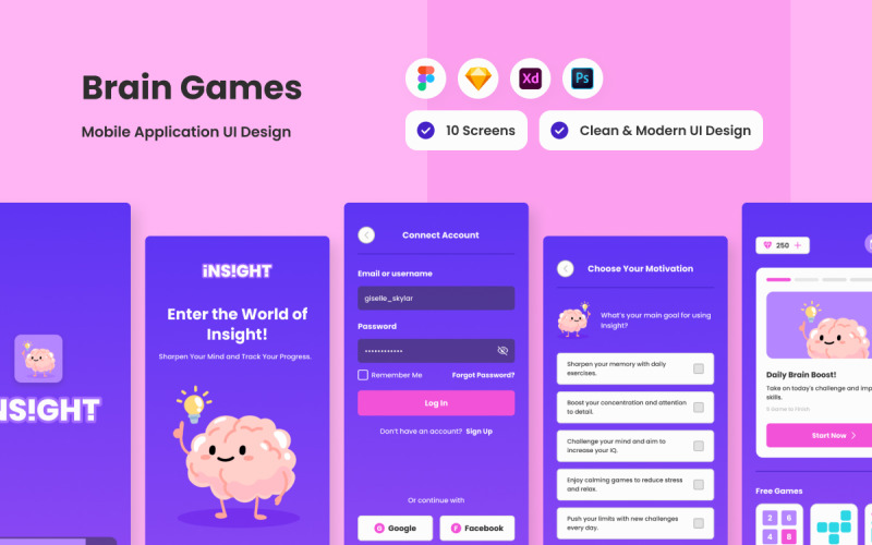 Mobilní aplikace Insight – Brain Games