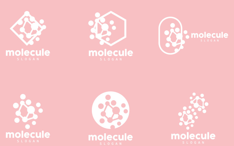 Neuron Logo Molecule Logo Design SET1
