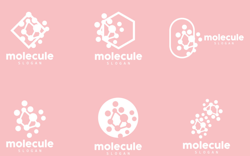 Neurone Logo Molécule Logo Design SET1