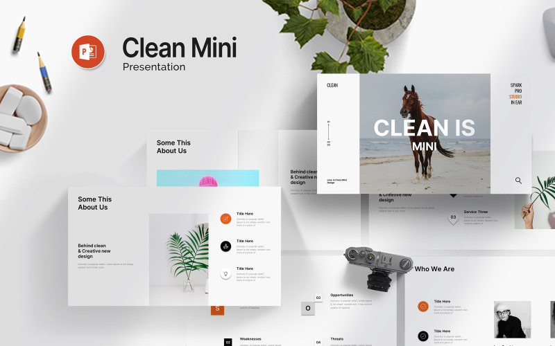 Pulisci il mini modello PowerPoint