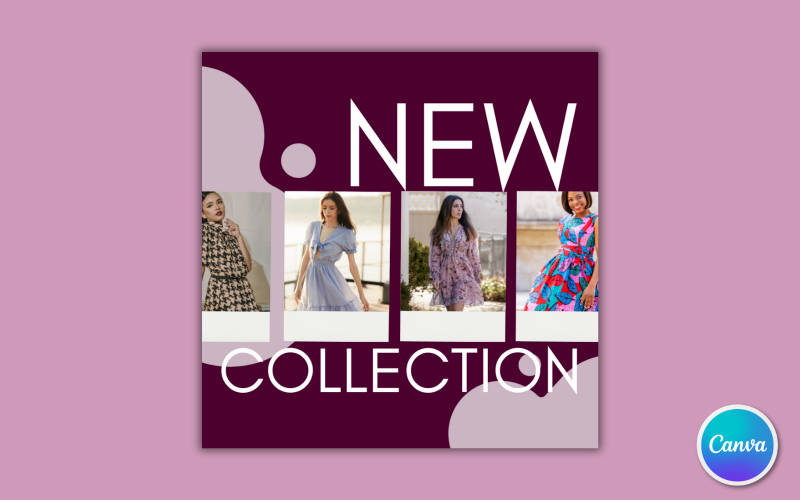 Clothing Fashion Social Media Template 07 - Editable in Canva