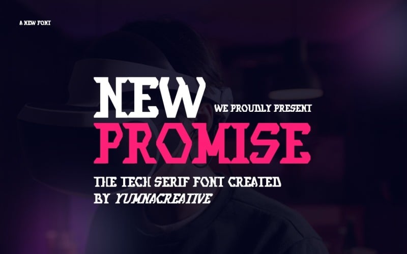 Newpromise – Tech Serif betűtípus
