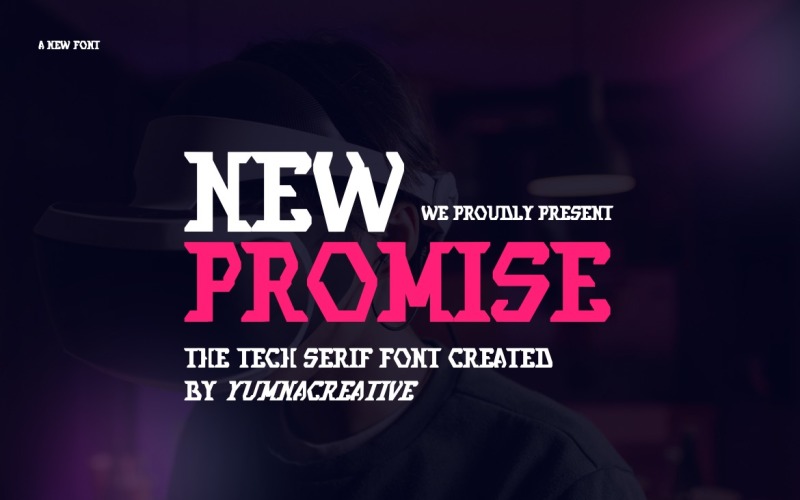 Newpromise - Tech Serif-lettertype