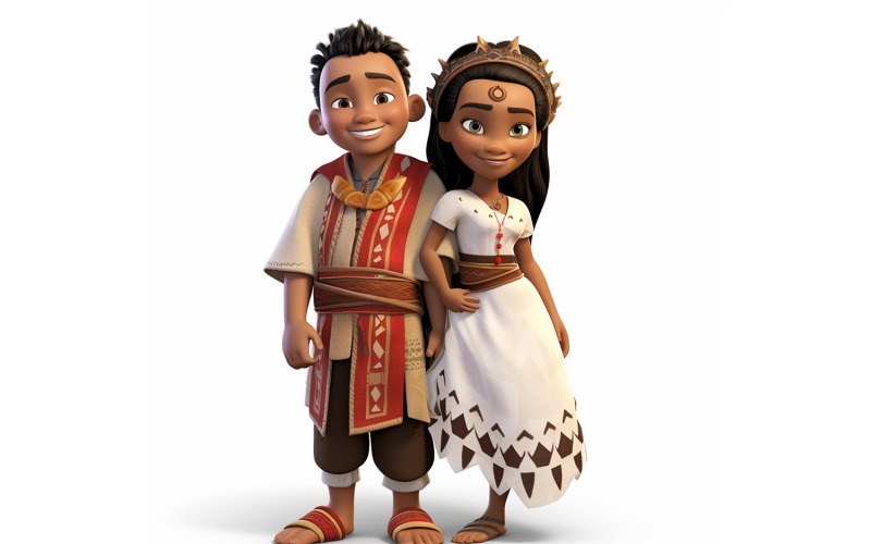 Světové závody páru chlapec a dívka v tradičním kulturním oblečení 223