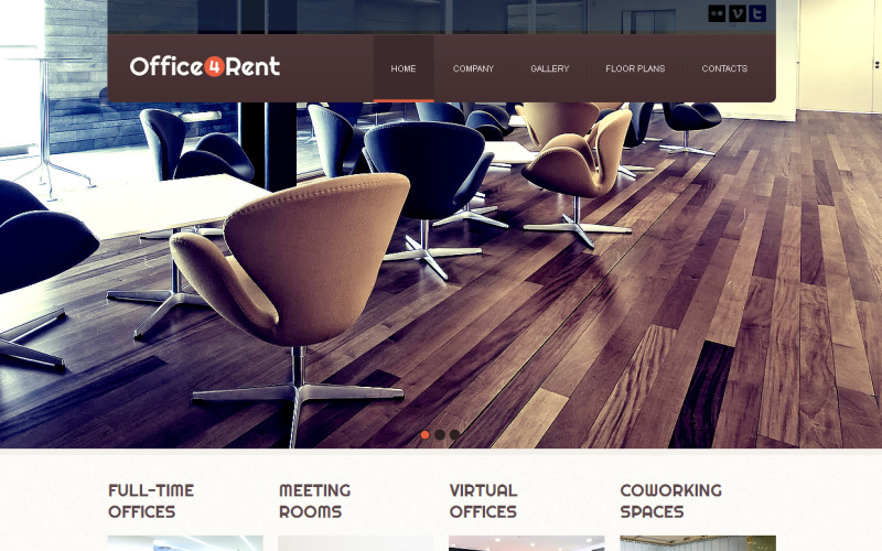 html шаблон office moto cms