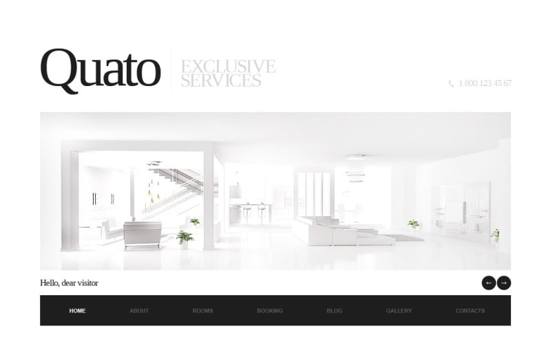 Šablona webových stránek Responsive Hotels