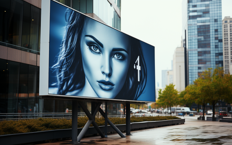 Mockup-Vorlage für Plakatwandschilder 71.