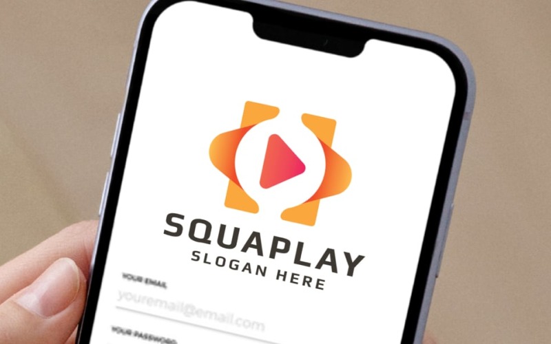 Logotipo comercial de Square Media Play