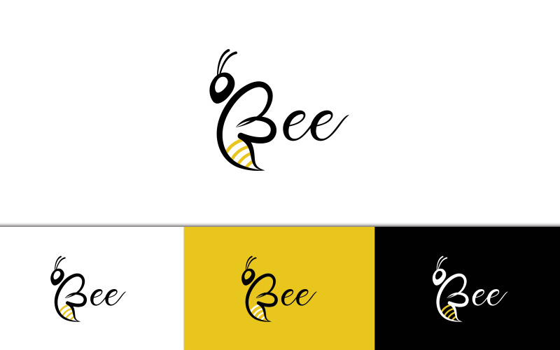 Bee Logo Design šablony Ve Vektoru