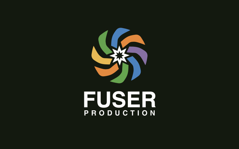 Production de fusion de conception de logo