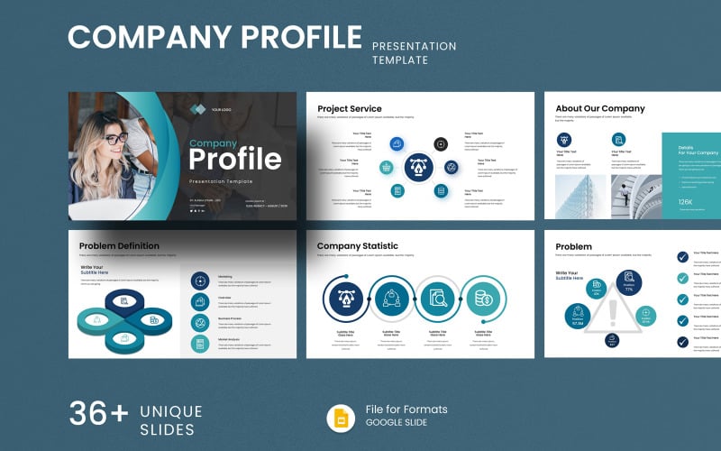 Company Profile Google Slide Template - TemplateMonster