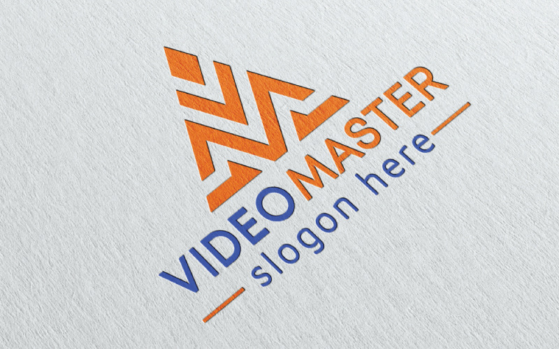 Логотип шаблона логотипа Video Master