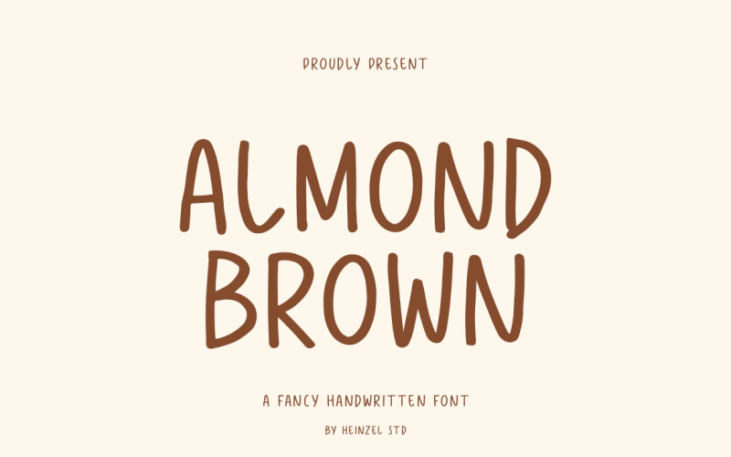 Рукописний шрифт Almond Brown