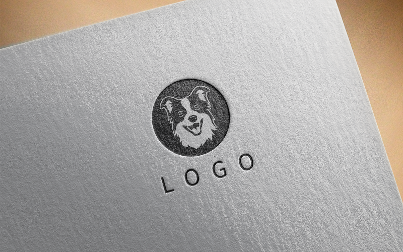 Zarif Köpek Logosu 7-0352-23