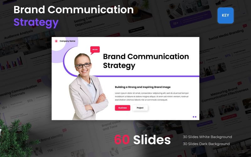 品牌沟通策略主题模板
