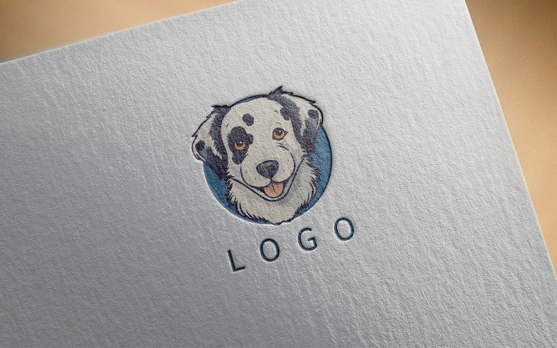 Elegant hundlogotyp 20-0365-23