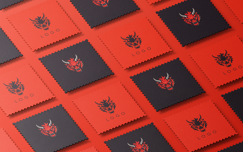 Elegant drakenlogo 3-0393-23