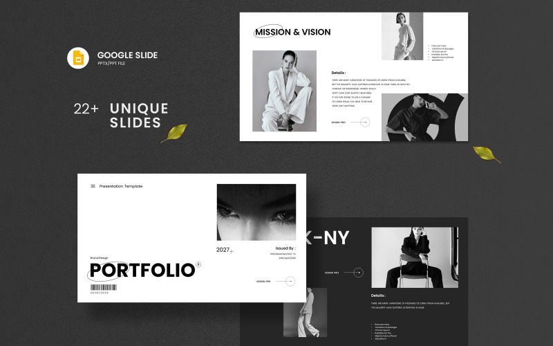 Portfolio Google Slide Mall