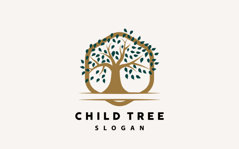 Albero Logo Life Design Parco giochi IllustrationV20