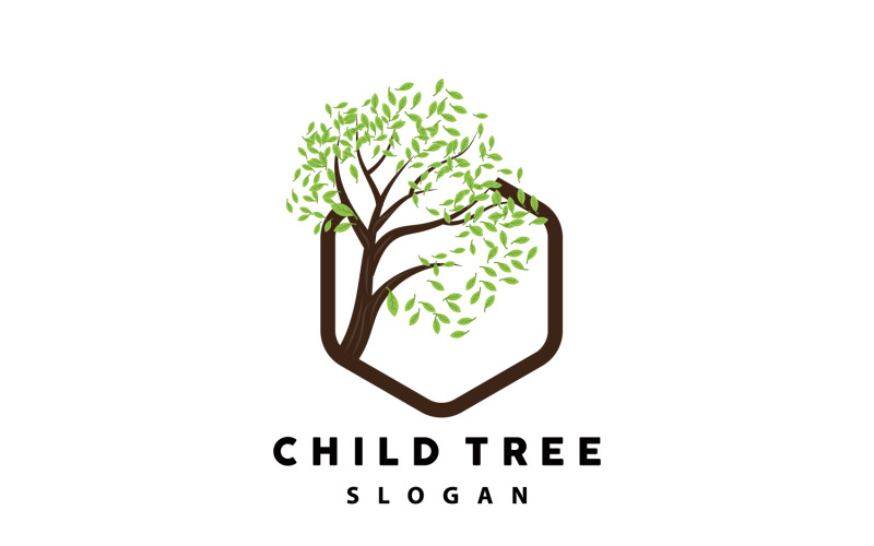 Albero Logo Life Design Parco giochi IllustrationV28