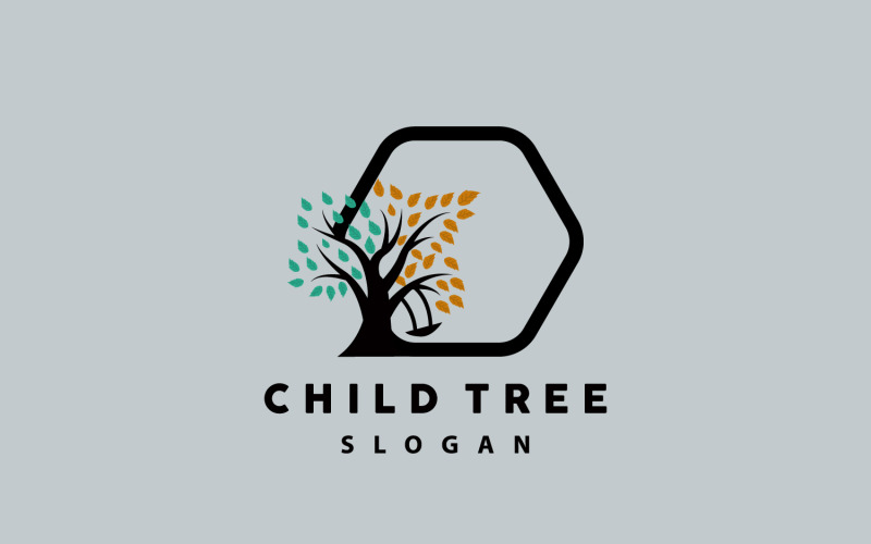 Albero Logo Life Design Parco giochi IllustrazioneV23