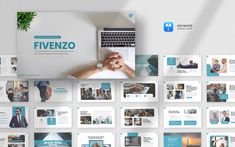 Fivenzo – Keynote-Vorlage für Unternehmensberatung