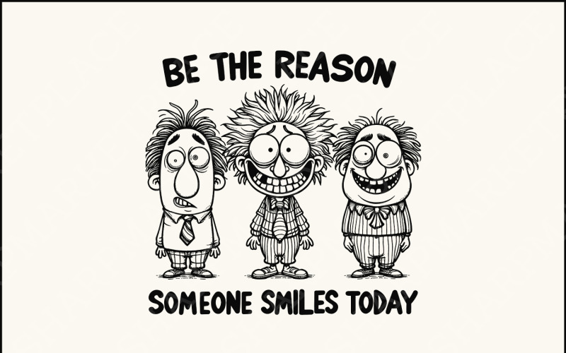 Soyez la raison pour laquelle quelqu’un sourit aujourd’hui PNG, Citations positives, Conception de sublimation de santé mentale
