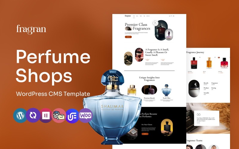 Fragran - Parfumwinkel Multifunctioneel WordPress Elementor-thema