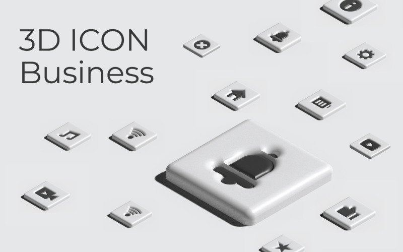Multipurpose 3D Icon Set Pack