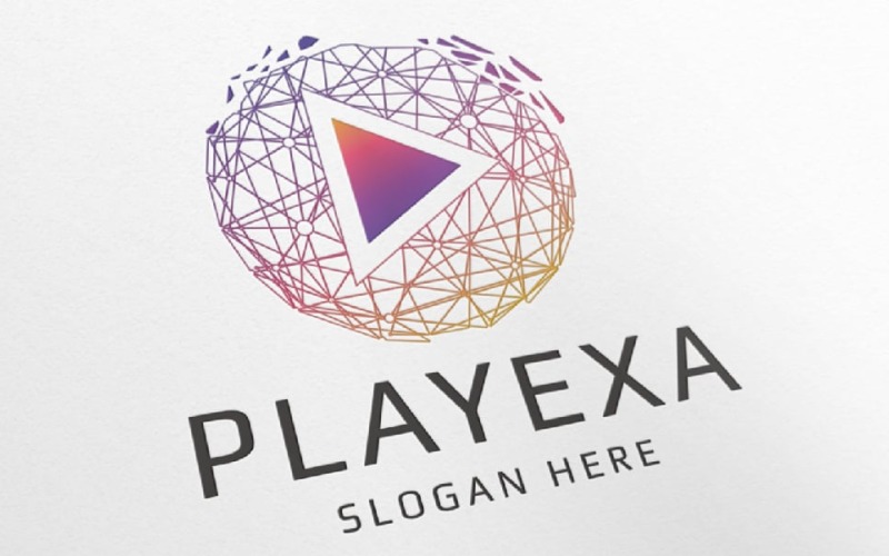 Професійний логотип Media Play Tech
