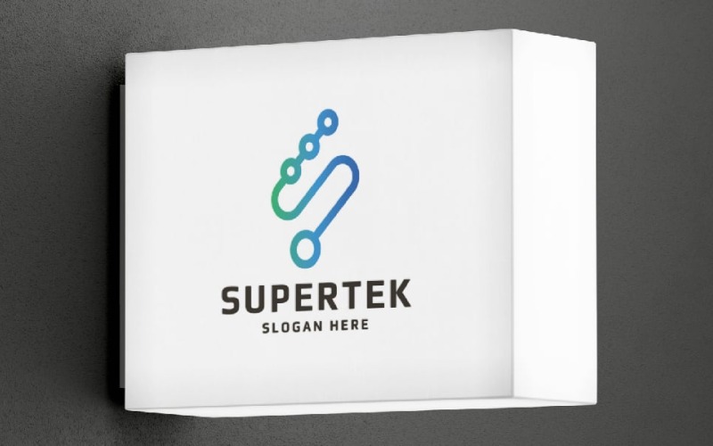 Supertek 字母 S 专业徽标
