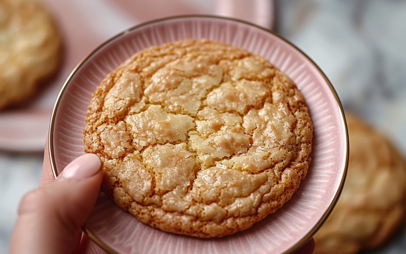 Biscuits aux pépites de chocolat sur une assiette 89