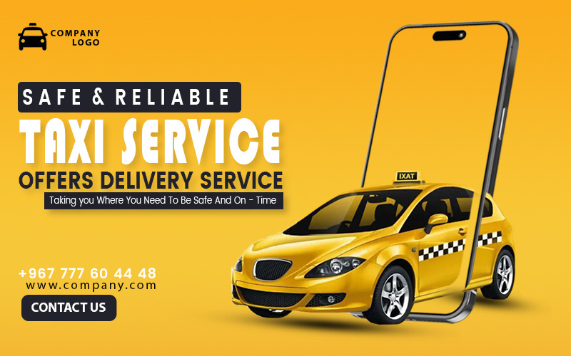 Exemple de modèle de flyer de location de taxi