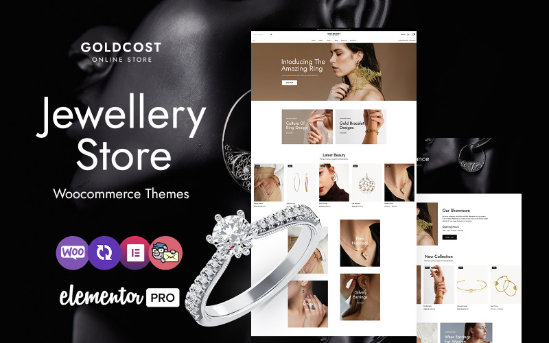 Goldcost - Online-Schmuckgeschäft Elementor WooCommerce Theme
