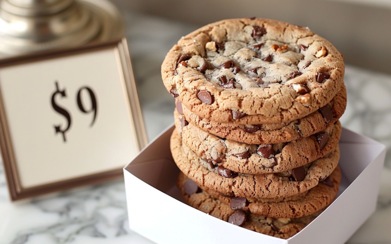Galletas con chispas de chocolate Montón en caja 179